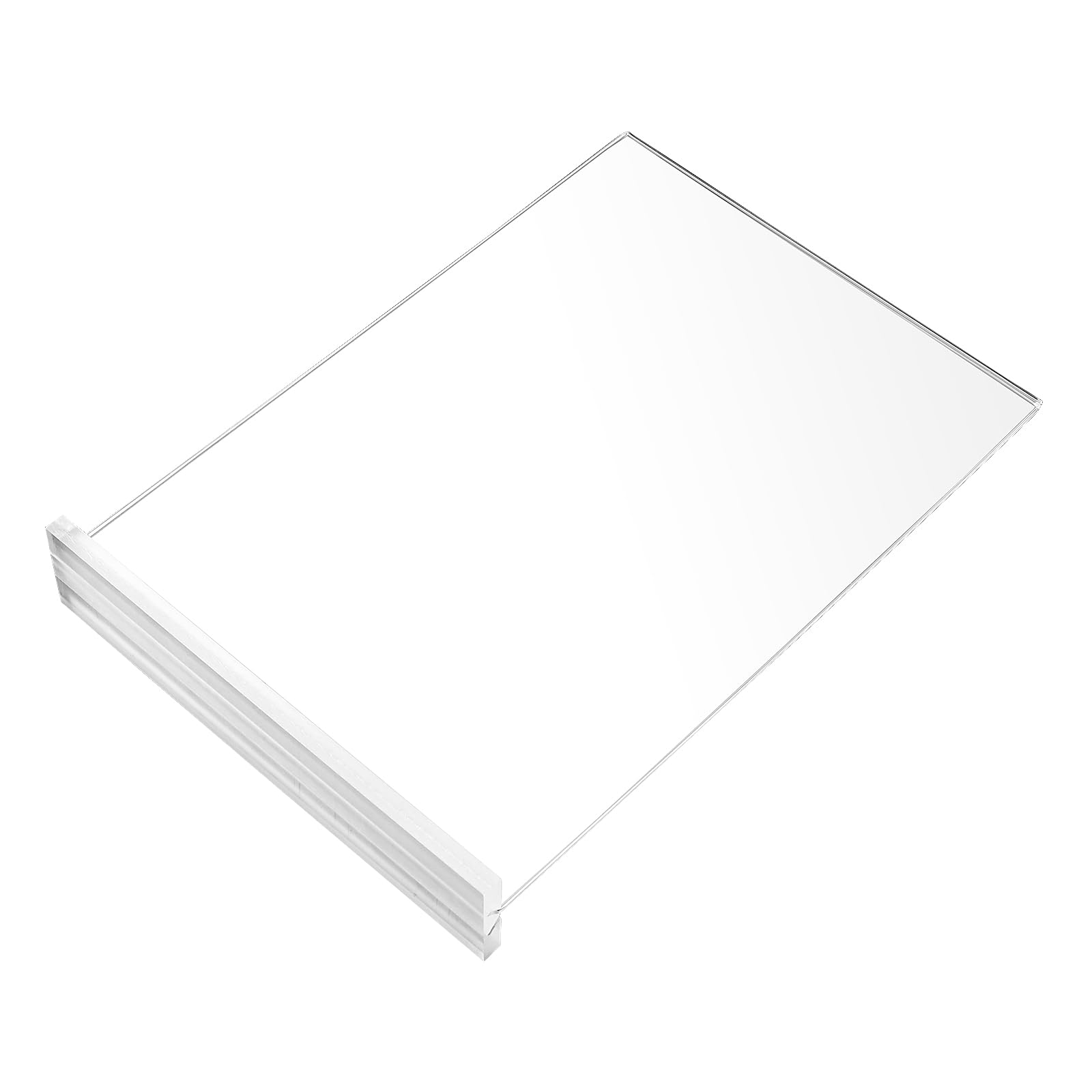 LEXININ 10 Pack A4 Acrylic Sign Holder, T Shape Clear Plastic Acrylic Table Stand, Menu Display Frame Stand for Menu, Poster, Documents - Image 3