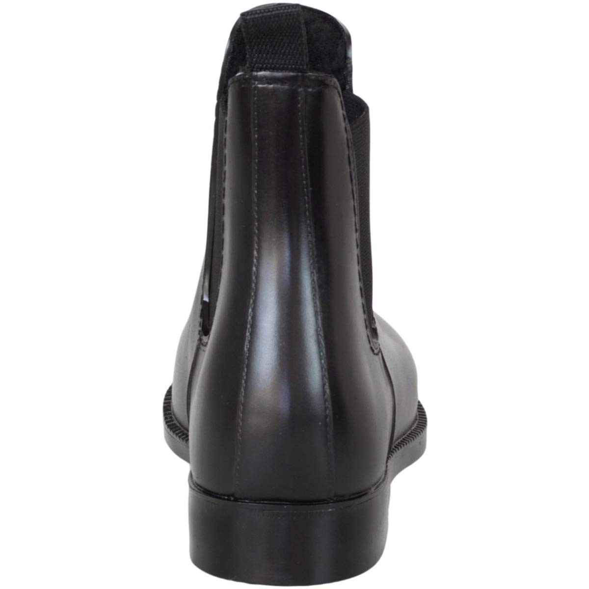 Lazura - Jodhpur Winter Reitstiefeletten Basic – Kinder, Herren & Damen Stiefeletten – mit Teddyplüschfutter & Pull-On – schwarze Chelsea Boots aus Kunstleder – Reitschuhe in Größe 28-43