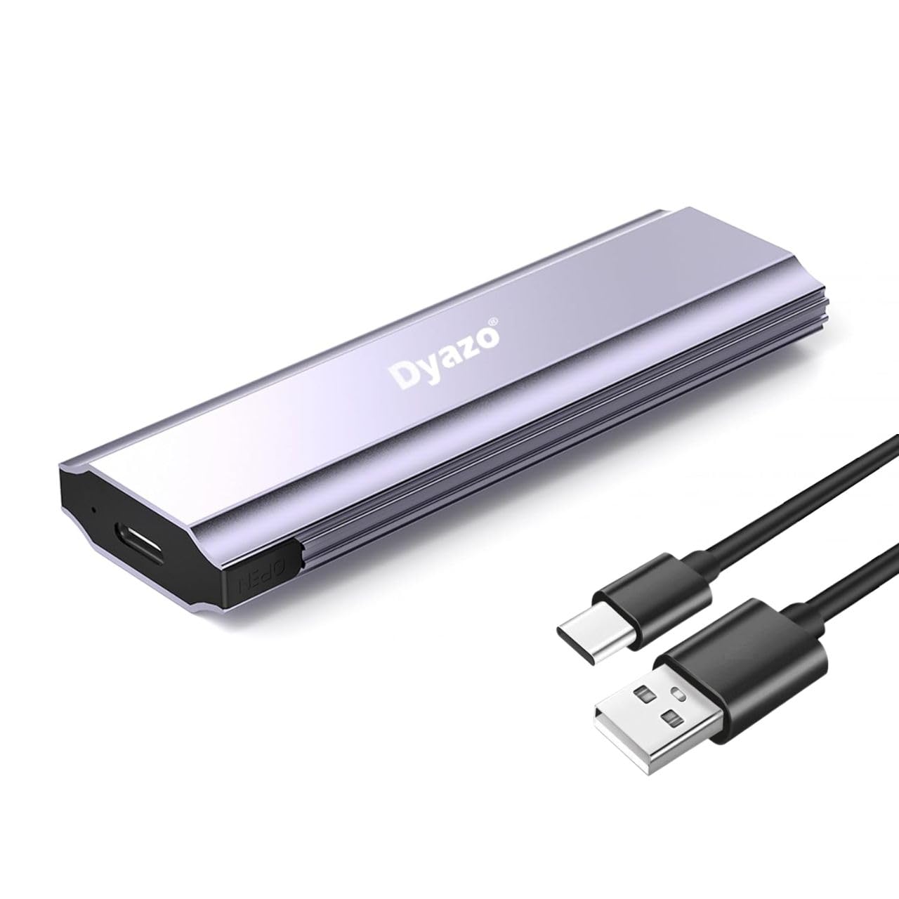 Dyazo M.2 NVMe SSD Enclosure Type C with LCD Display | USB 3.2 Gen2 10Gbps | Support NVME PCIE Size 2230/2242/2260/2280 M-Key/B+M | Support UASP & Trim (Up to 8TB) | Compatible with Windows/Mac/Linux — Amazon image 10