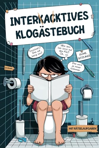 Interaktives Klogästebuch: Wo jeder Klogang zum Austausch wird! Geschenk für Menschen mit Humor