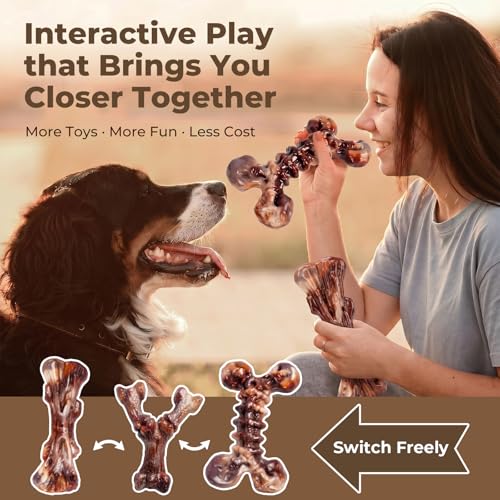 Kseroo 3-Pack Dog Chew Toys - 8.49 w/ Code + 50% Off Code 5JR5TC7G - image 5