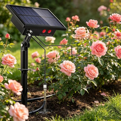 Irrigation électrique solaire 10 pots à débit de 400ml de haute précision - 4