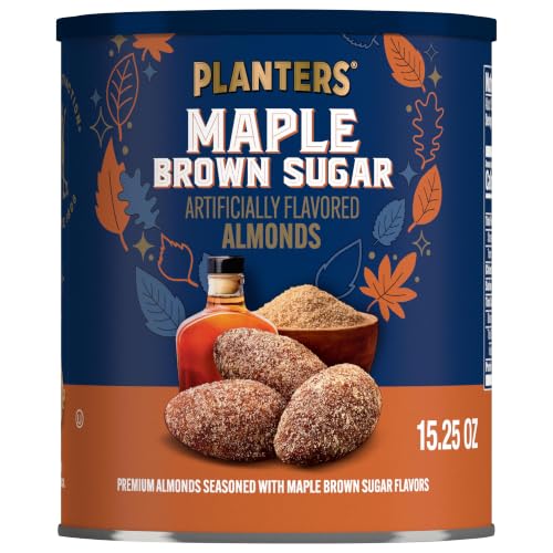 Image of PLANTERS Maple Brown Sugar Almonds, 15.25 oz Canister