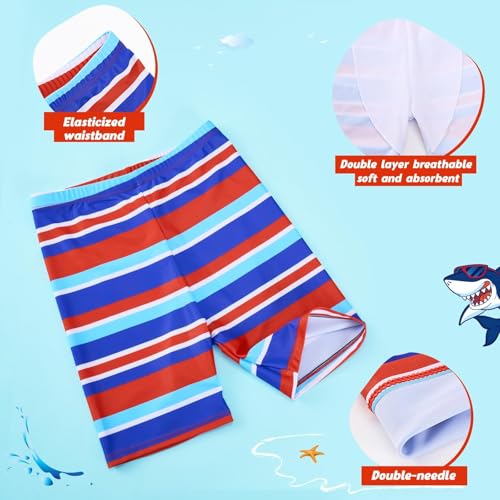 Image of Kids Swimsuit Boys Two Pieces Shark Swimsuit Toddler Rash Guard and Trunk