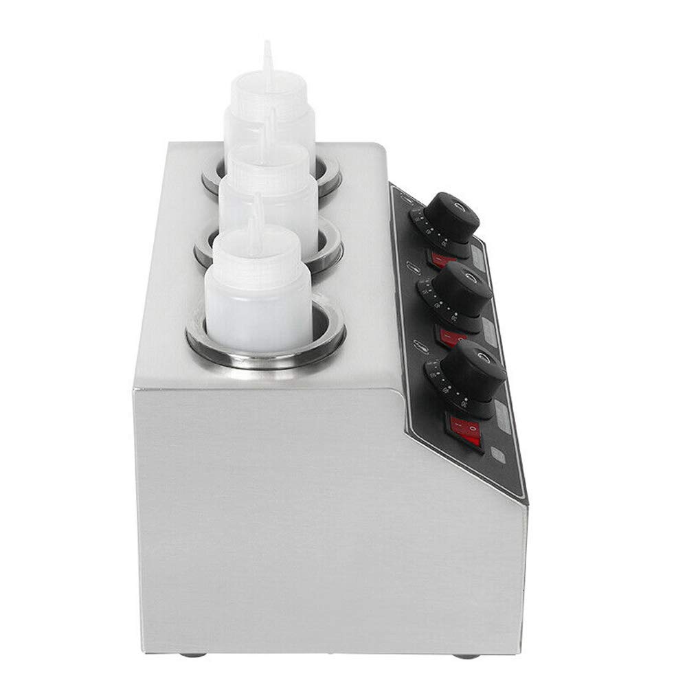 Chauffe-Sauce Électrique Professionnel 30-85°C pour Cuisine Commerciale – Machine à Chocolat Chaud, Sauce et Bain-Marie avec Contrôle de Température