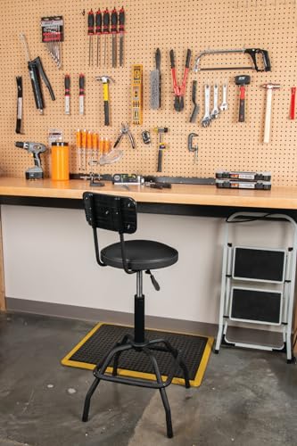 Image of Performance Tool W85016 Pneumatic Stool w /Removable Backrest