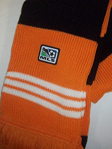 adidas MLS Houston Dynamo Striped Knitted Scarf OSFA