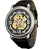 Hinweis: Mechanische Handaufzug-Uhr muss manuell aufgezogen werden, wenn die Uhr für eine lange Zeit nicht getragen wurde. Wir empfehlen Ihnen, Ihre Uhr täglich anzuziehen. Wenn Sie Fragen haben, kontaktieren Sie uns bitte. Danke!