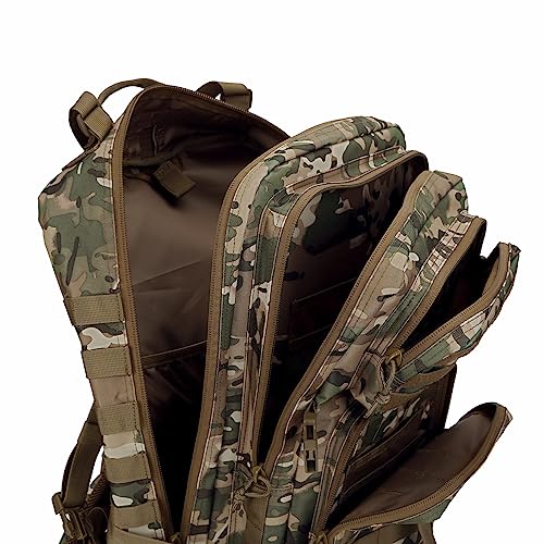 Image of REEBOW GEAR Tactical Backpack for Men Military Tactical Bag Pack Army Molle Survival Bags Backpacks Comouflage