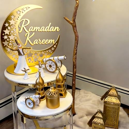 TESGADGETS Decoración de acrílico para el hogar de Eid, Decoraciones de Eid Mubarak, decoración de Ramadan, islámica, Regalo de Ramadan Kareem, Decoraciones para Fiestas - imagen 7