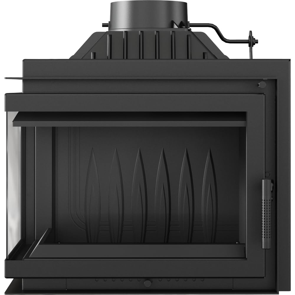 KRATKI Gusseisen Kamin 8kW Simple Kamineinsatz BImSchV Stufe 2, Eco-Design