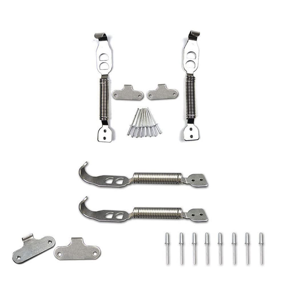 Affidabile K Di Blocco Perno Gancio Per Cofano Da Corsa Per Auto In Acciaio Inossidabile Con Funzionamento Facile E Clip A Molla Flessibile - Foto 14