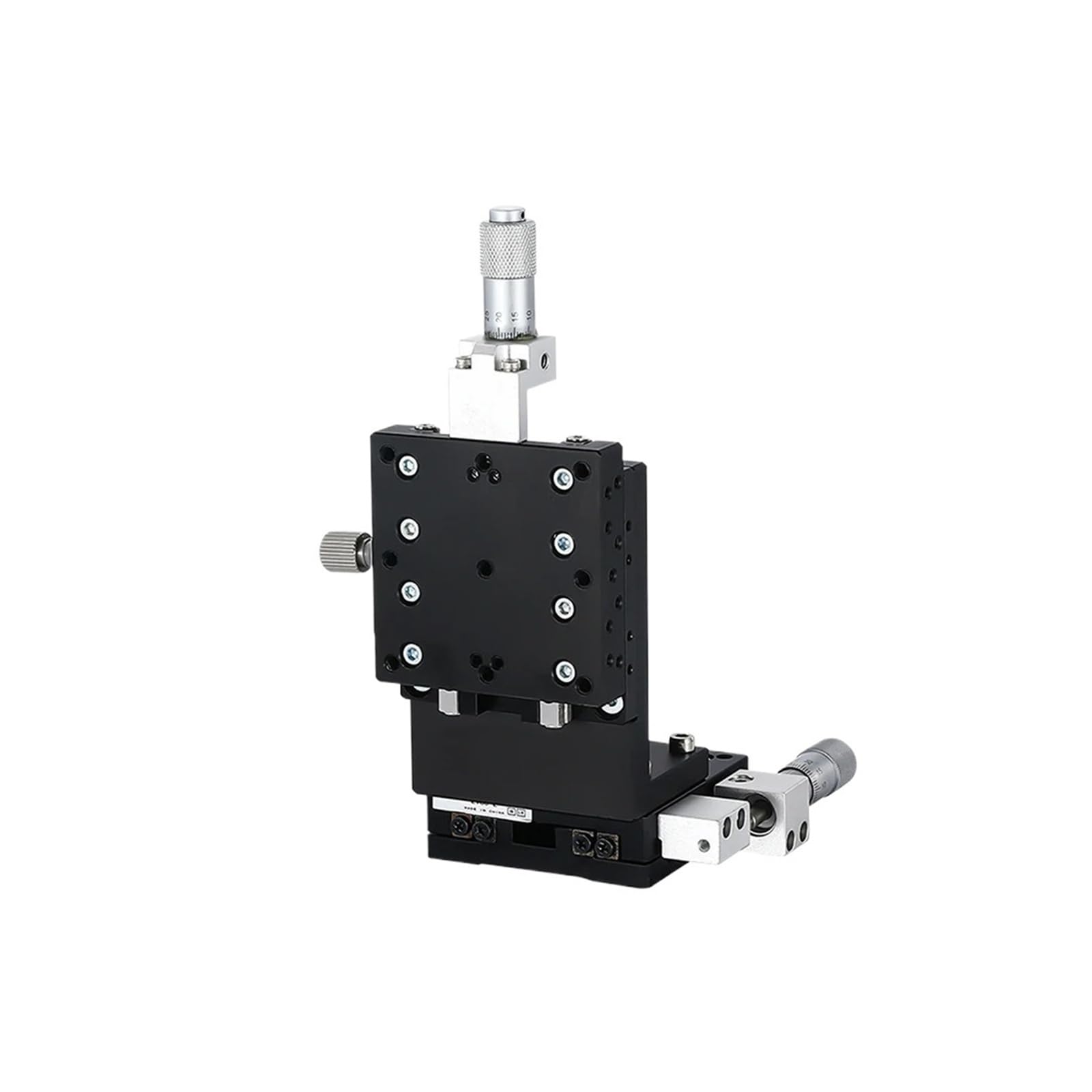 MYXJGNAIY XZ Axis 60 * 60mm Sliding Table, LEV60-L-C2, Manual Displacement Vertical-Lift Fine Tuning Platform, Cross Roller Linear Guide