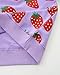Mrocioa Little Girls Strawberry Fashion Sweatshirt Children Long Sleeve Fall Winter Sweater Tops for 7 Years, Purple