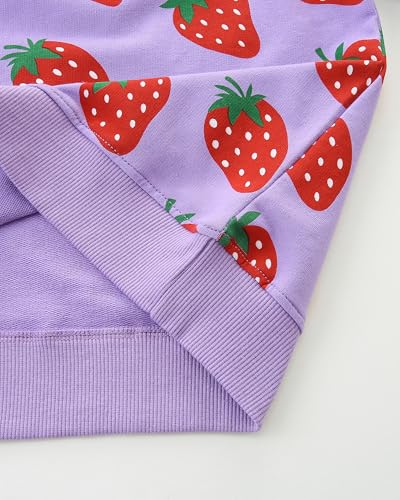 Image of AIWUHE Toddler Cotton Sweatshirt Boys Girls Pullover Long Sleeve Tops 2-6Y | Tops Blouse, Cotton T-Shirt, Fall Winter Clothes