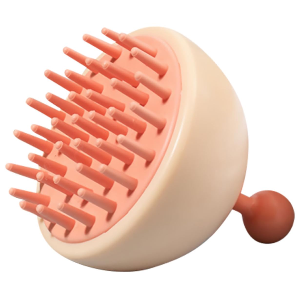 HOUDERCO 1Pc Portable Hair Scalp Brush Soft Head Massage Tool for Dandruff Removal Easy to Clean Shampoo Brush for Home Travel Present for Men and