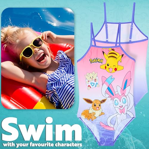 Image of Get Trend Swimsuit Girls Toddlers One Piece Bathing Suit Stretchy Swimwear Beach Pool