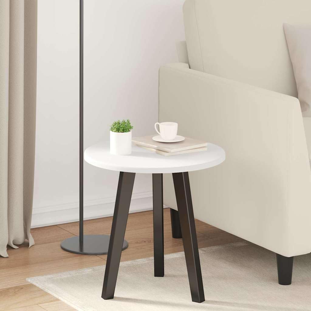 Plateau de table rond blanc 40 cm en bois moderne intérieur