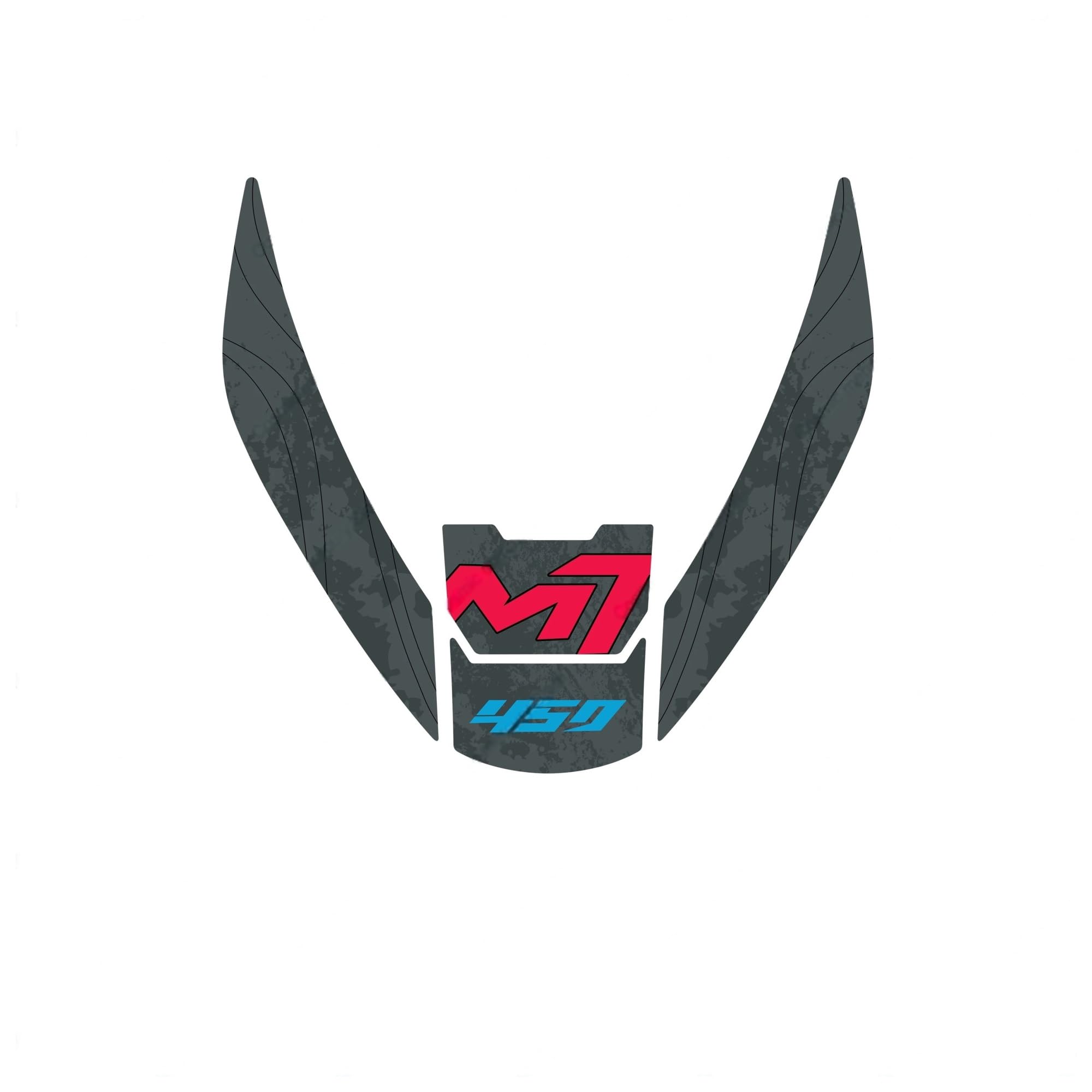 Motorbike Tank Protector for CF&MO&to 450MT 450 MT 450mt Motorcycle Side Decal Gas Knee Grip Protector Anti Slip Sticker Tank Traction Pad Anti-Scratch