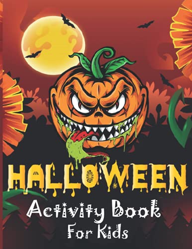Halloween Activity Book for Kids: Large Print Cute Halloween Coloring Pages, Mazes , Word Search, Find the Match, Sudoku, Dot-To-Dot, and Complete the Picture Puzzles. image 2
