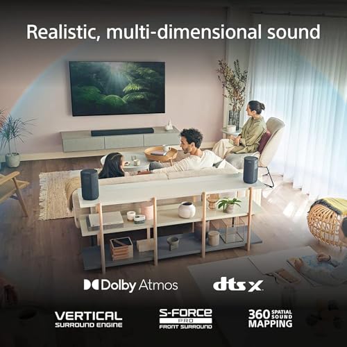Image of Sony HT-A3000 A Series Premium Soundbar 3.1Ch 360 Spatial Sound Mapping Soundbar For Surround Sound Home Theatre System With Dolby Atmos(DTS:X,360RA,BT,HDMI eArc&Optical,Alexa,Spotify),Black