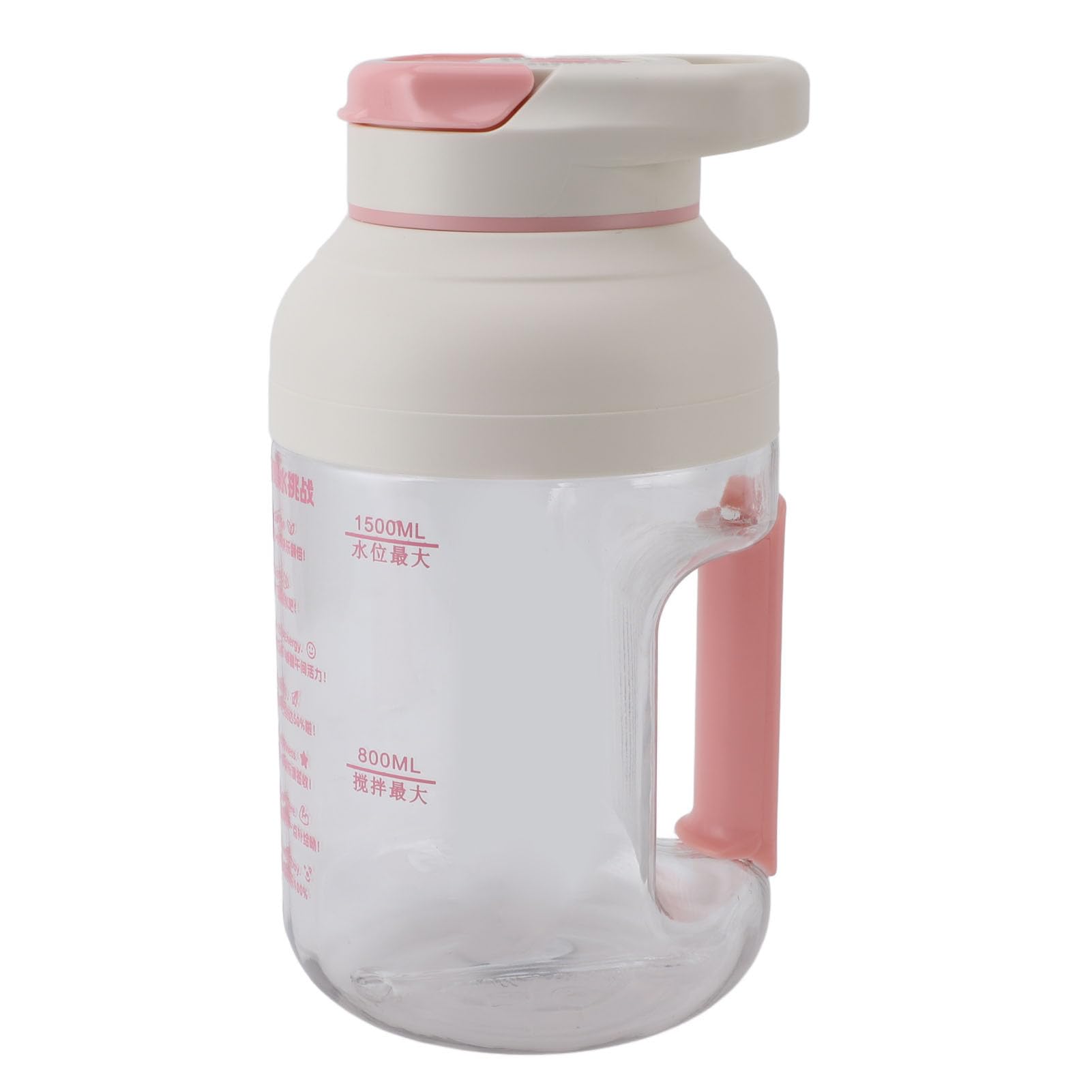 Portable Blender, Portable Juicer Blender Mini Blender with Ergonomic Handle Design 1.5L Cordless Large Capacity for Outdoor Picnic (#2)