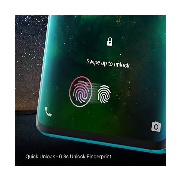 TCL 10 Pro Unlocked Android Smartphone with 6.47" AMOLED FHD + Display, 64MP Quad Rear Camera System, 128GB+6GB RAM, 4500mAh Fast Charging Battery - Forest Mist Green