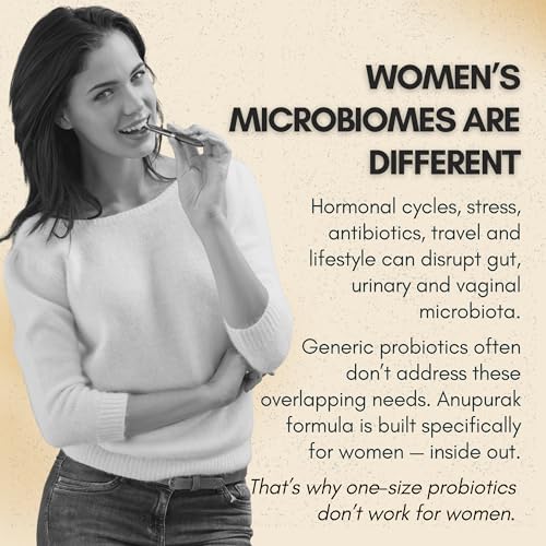 Image of Women's Probiotic 50 Billion CFU | Vaginal, Urinary Microbiome & Gut Health Support | 6 Strains Probiotic for Women with D-Mannose + Cranberry + LNT Prebiotic | 120 Capsules (60-Days)