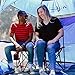 Lightspeed Outdoors Xtra Wide Nylon Ripstop Tripod Lightweight Folding Camping Sports Chair (Blue)