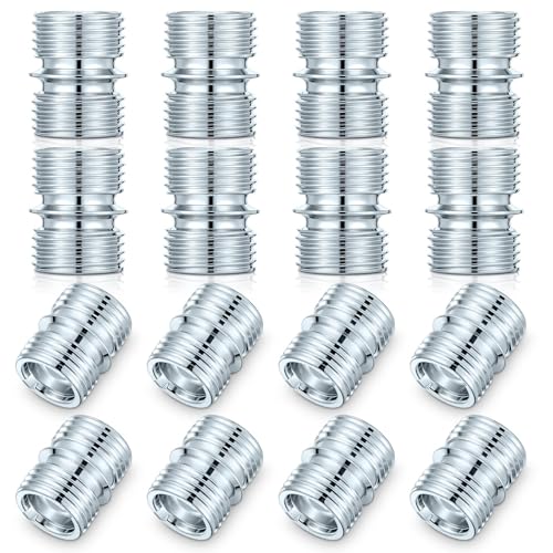 Booson 8 Pcs Coarse Thread Connectors 3/4 Inch Wire Shelving Parts 16 Teeth