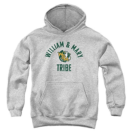 College of William & Mary Official Wm Tribe Logo Youth Kids Boy/Girls Pull-Over Hoodie Sweatshirt