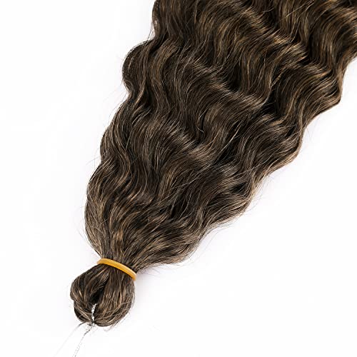 Maysa Ocean Wave Crochet Hair 22In Soft Synthetic Curly Crochet Hair Deep Wave Braiding Crochet Hair Extensions (6Packs, 1Bt27) #TOP7