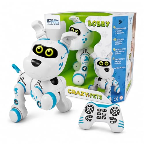 Robots | Xtrem Bots - Bobby Perro Robot Perro Robot Inteligente Robots Juguete Robots Programable Niños Juguetes Niños 5 Años Regalos Para Niños 5 Años O Más