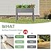 Mederla 40x20x31 inch Raised Garden Bed with Legs, Elevated Wooden Planter Box for Outdoor Plants Flowers Fruits Vegetable Herb Growing