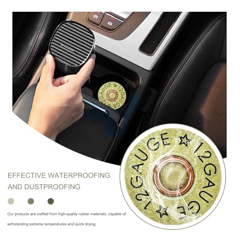 Portavasos para carro Sun Walker set 2 PCS cuero dorado miniatura 5