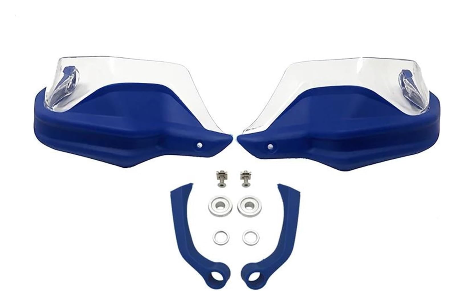 Motorrad Handschutz Für BMW R 1200 GS Für ADV R1200GS LC R1250GS F 800 Für Abenteuer S1000XR Volle Set Hand Schild Schutz Windschutzscheibe Handprotektoren(Blue Clear Set)