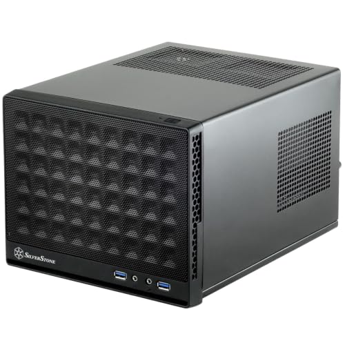 Casafoyer Technology Ultra Compact Mini-ITX Computer Case with Mesh Front Panel Black (SST-SG13B-USA) - Pack of 2 miniatura 1
