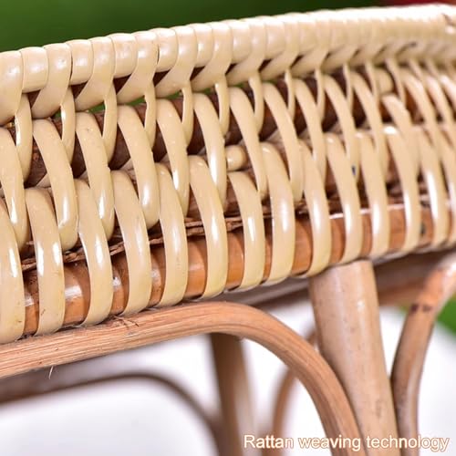 Plateau de table basse en rotin rond résistant et très facile à nettoyer