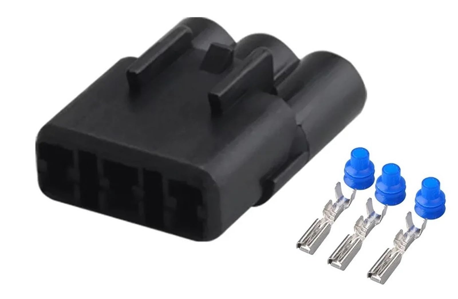 Connecteur électrique étanche for automobile, Kit 1/5/20 série 2., 3 broches HM 090 mâle et femelle, 6180-3451 6187-3801