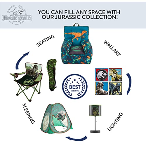 Image of Idea Nuova Jurassic World Set of Two Spacious Collpasible Storage Cubes, 10 inchx10 inch