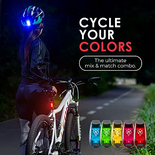 Led Safety Light (2 Pack) - Clip On Strobe/Running Lights For Runners, Dog, Bike, Walking, Boat, Kayak, Stroller And More - High Visibility Accessories For Your Reflective Gear, Bicycle, Green #TOP6