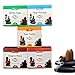 Aromatika Natural Masala Backflow Incense Cones Combo 'A' of 5 Packets Consists Total 50 Cones of Assorted 5 fragrances Nag Champa, Dragon Blood, White Sage, Palo Santo, Musk