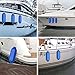 Goplus® 4 Ribbed Marine Boat Fender Vinyl Bumper Dock Shield(Blue, 8.5