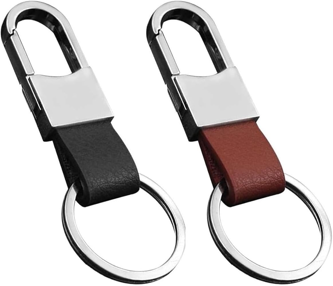 Amazon.com: EXKOKORO Premium Soft Car Leather Keychain Key Holder