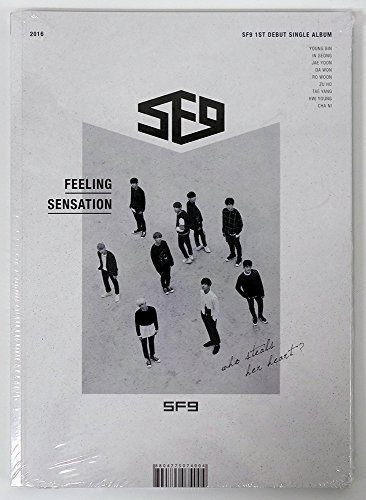 SF9 - Feeling Sensation (1st Debut Single Album) CD + 48p Booklet + 9 Photo Postcard + Photocard