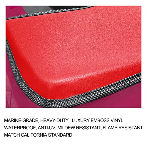Image of Tonneau Cover for Jeep Wrangler Back Trunk Cargo Cover JK 2-Door, Red