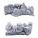EnderToys Low Grotto Walls - DND Terrain Scenery for Tabletop 28mm Miniatures Wargame