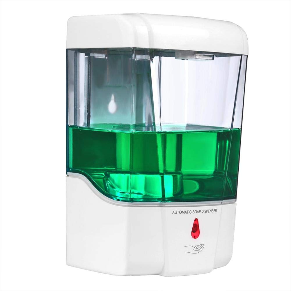Distributeur de Savon alimenté par Batterie 700 ML Mural Automatique capteur IR capteur de Cuisine sans Contact Pompe à Lotion pour Cuisine Salle de Bain A