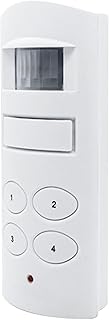 Motion Sensor Alarm for Garage,Shed. Loud 130dB Siren. Wireless Indoor Infrared Home Security System for Indoor, Window. Battery Operated Travel PIR Motion Detector Simple Keypad Alert