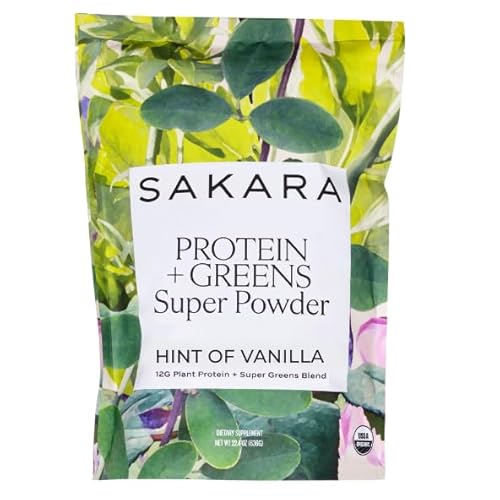 SAKARA Protein + Greens Super Powder container
